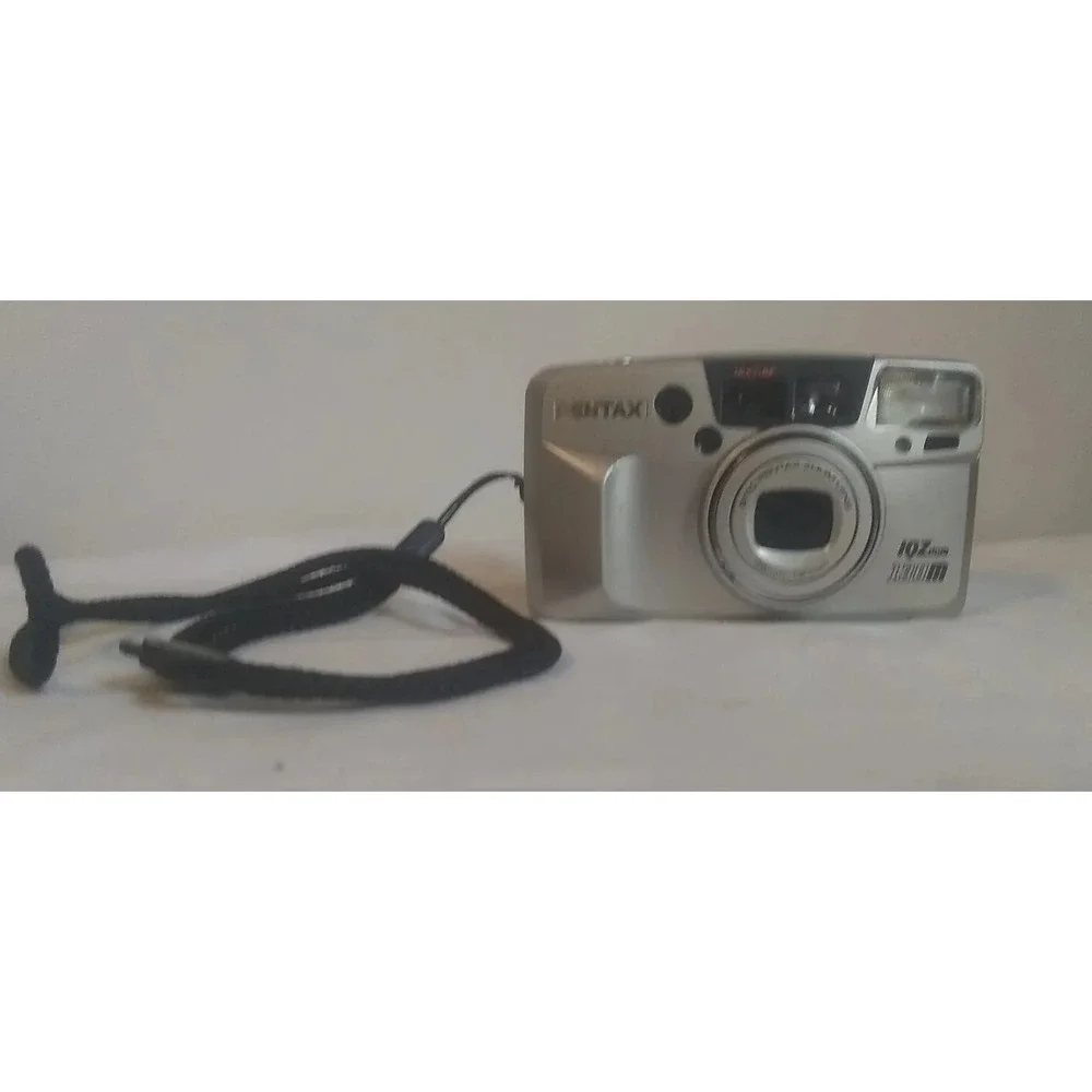 Pentax IQZoom 130M‎ MultiAF Point Shoot 38-130mm Silver UNTESTED PARTS REPAIR